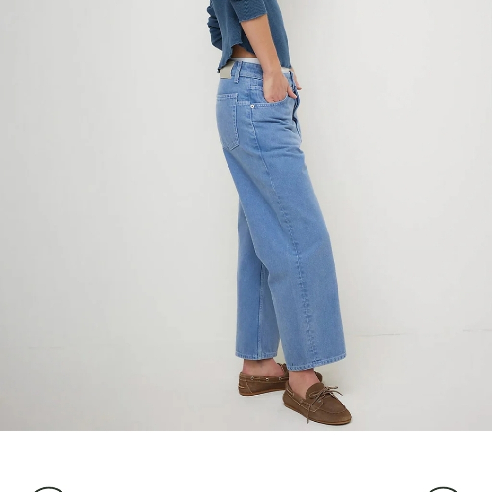 Last pair NWT 30 We The Free Deep Trance Boyfriend Jean Ocean - Picture 3 of 8